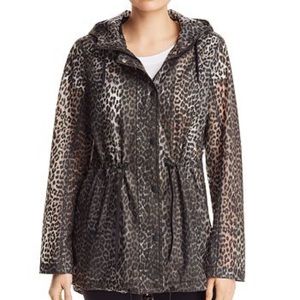 Aqua Cheetah Raincoat